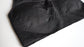 Crop top sports bra - black